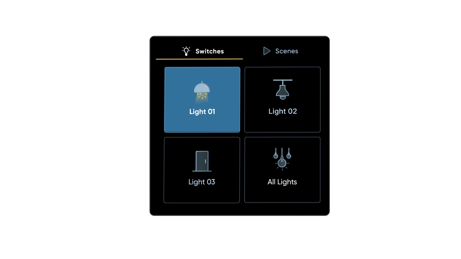 LCD smart switch device